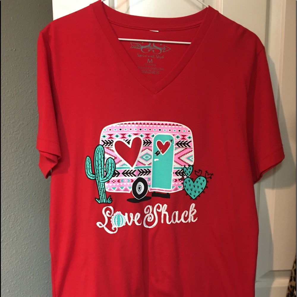 Spirit and Style brand t-shirt; size medium